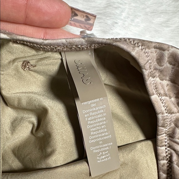 SKIMS Brown Textured One Piece Swimsuit - Picture 2 of 5